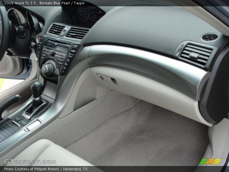 Borealis Blue Pearl / Taupe 2009 Acura TL 3.5