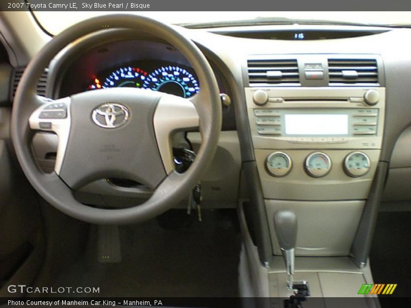 Sky Blue Pearl / Bisque 2007 Toyota Camry LE