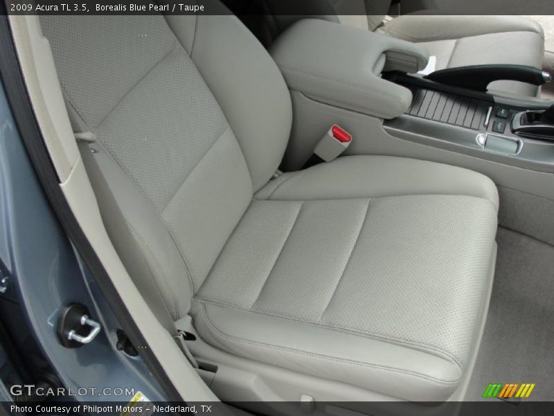 Borealis Blue Pearl / Taupe 2009 Acura TL 3.5