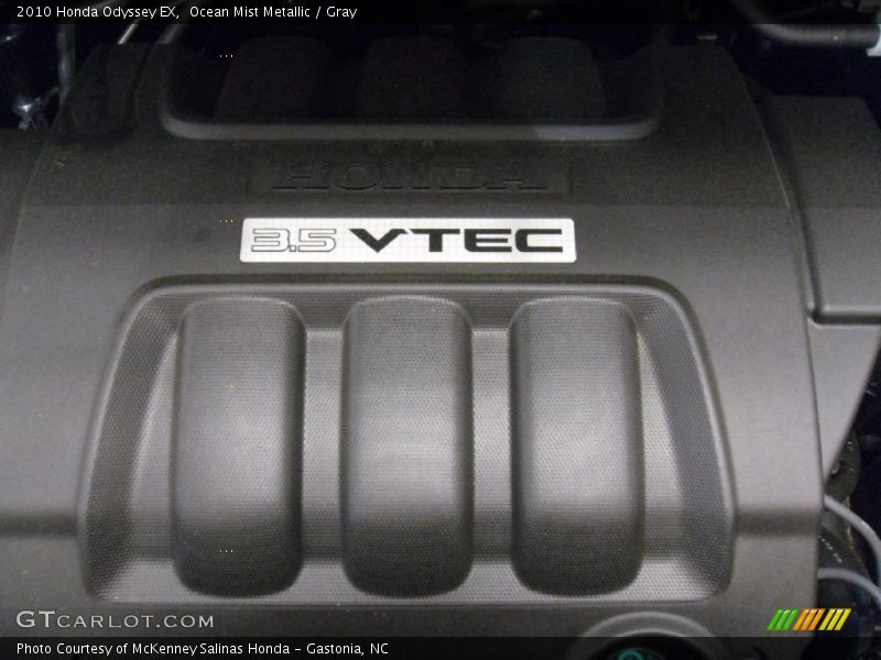 Ocean Mist Metallic / Gray 2010 Honda Odyssey EX