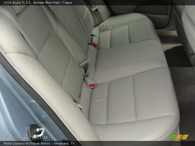 Borealis Blue Pearl / Taupe 2009 Acura TL 3.5