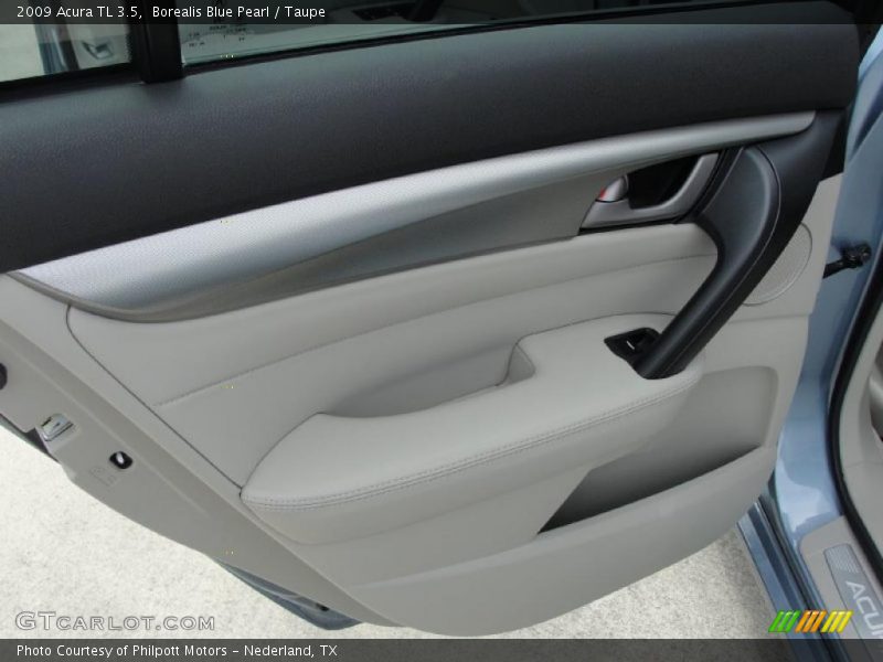 Borealis Blue Pearl / Taupe 2009 Acura TL 3.5