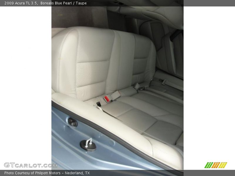 Borealis Blue Pearl / Taupe 2009 Acura TL 3.5