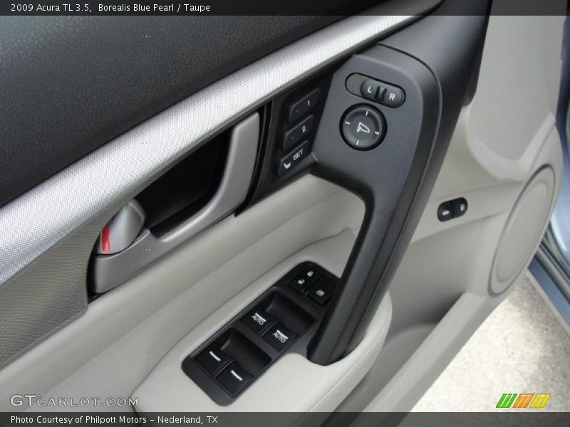 Borealis Blue Pearl / Taupe 2009 Acura TL 3.5
