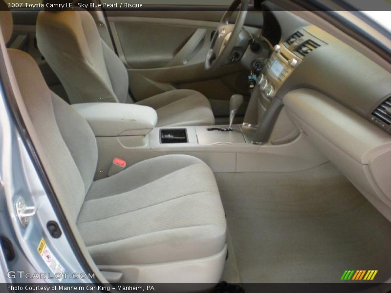 Sky Blue Pearl / Bisque 2007 Toyota Camry LE