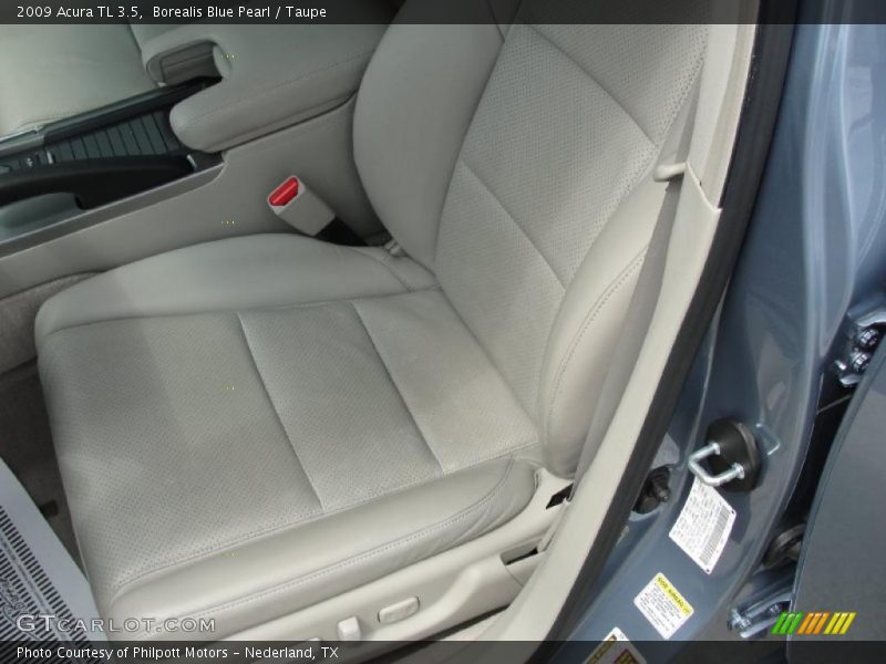 Borealis Blue Pearl / Taupe 2009 Acura TL 3.5