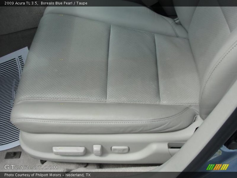 Borealis Blue Pearl / Taupe 2009 Acura TL 3.5