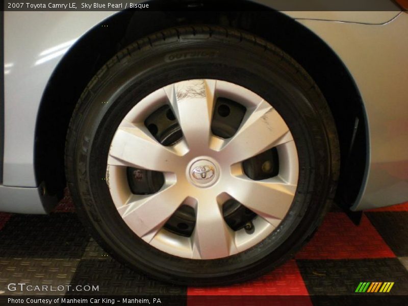 Sky Blue Pearl / Bisque 2007 Toyota Camry LE