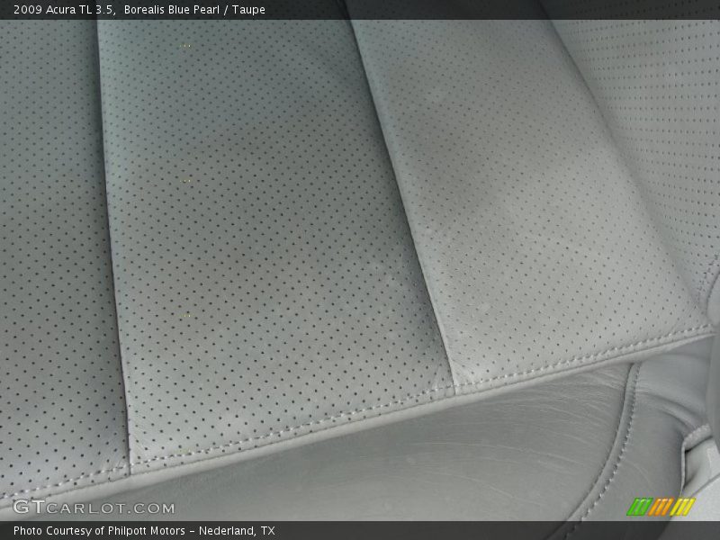 Borealis Blue Pearl / Taupe 2009 Acura TL 3.5