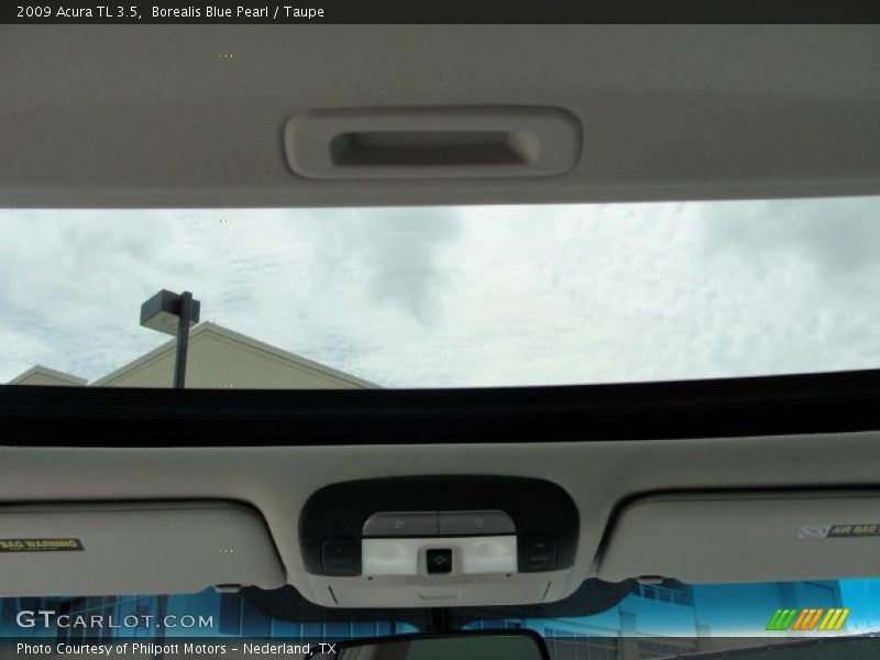 Borealis Blue Pearl / Taupe 2009 Acura TL 3.5