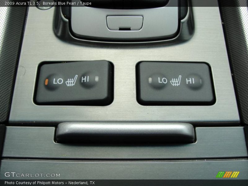 Borealis Blue Pearl / Taupe 2009 Acura TL 3.5