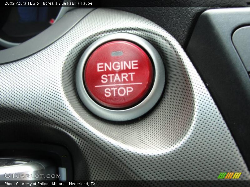 Borealis Blue Pearl / Taupe 2009 Acura TL 3.5