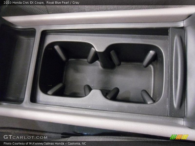 Royal Blue Pearl / Gray 2010 Honda Civic EX Coupe