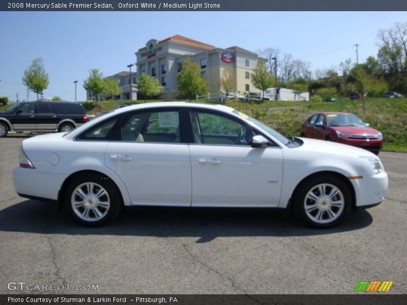 Oxford White / Medium Light Stone 2008 Mercury Sable Premier Sedan