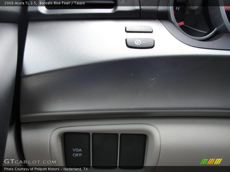 Borealis Blue Pearl / Taupe 2009 Acura TL 3.5