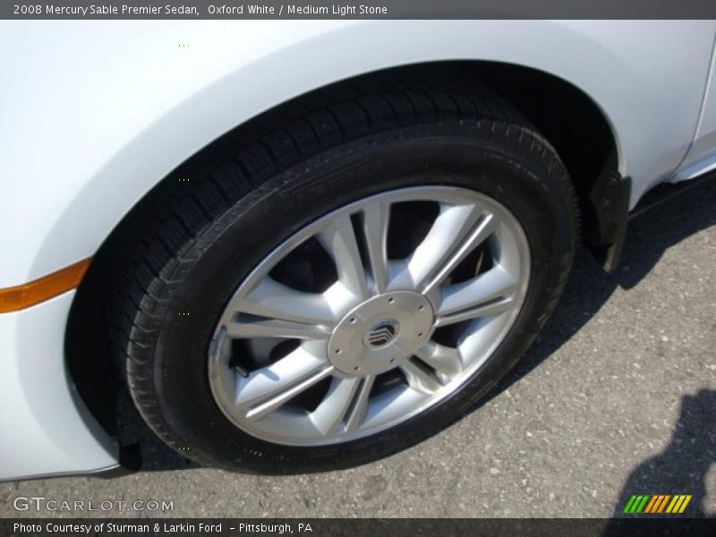 Oxford White / Medium Light Stone 2008 Mercury Sable Premier Sedan