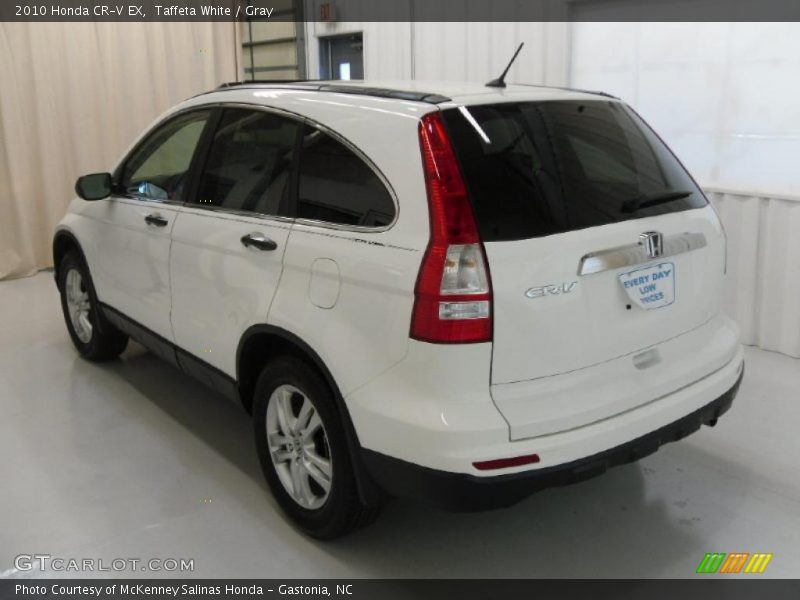 Taffeta White / Gray 2010 Honda CR-V EX