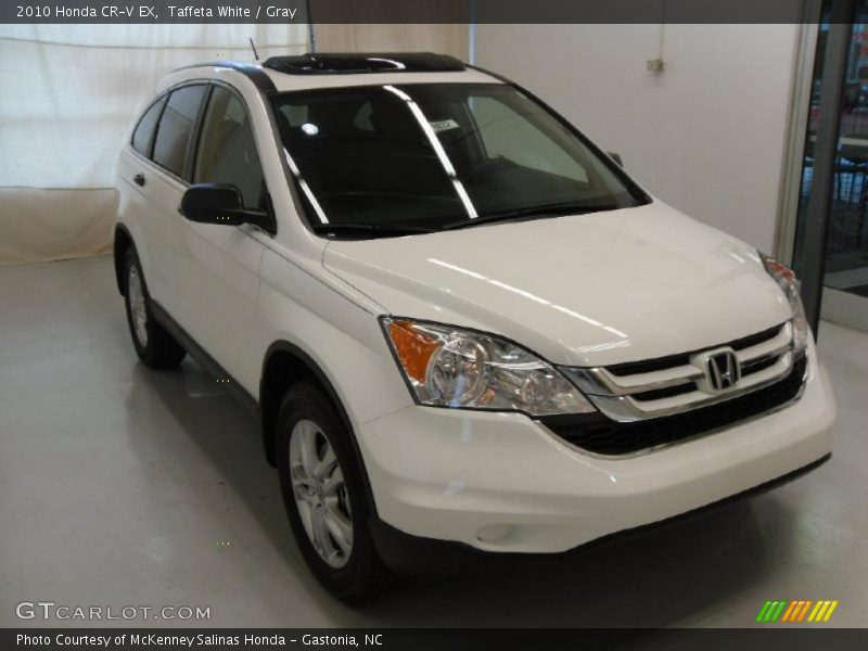 Taffeta White / Gray 2010 Honda CR-V EX