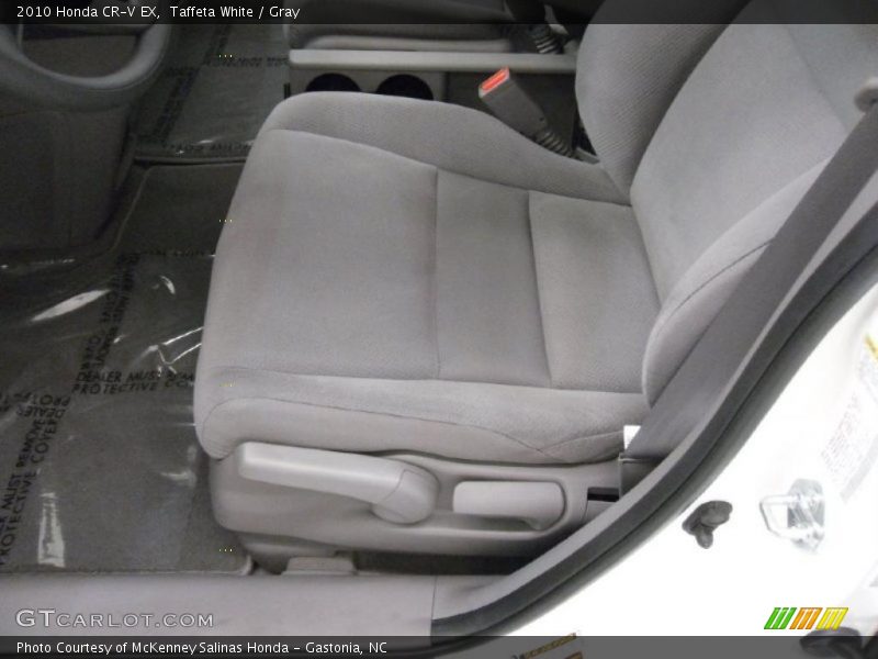 Taffeta White / Gray 2010 Honda CR-V EX