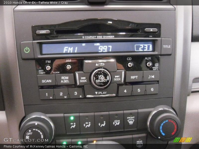 Taffeta White / Gray 2010 Honda CR-V EX