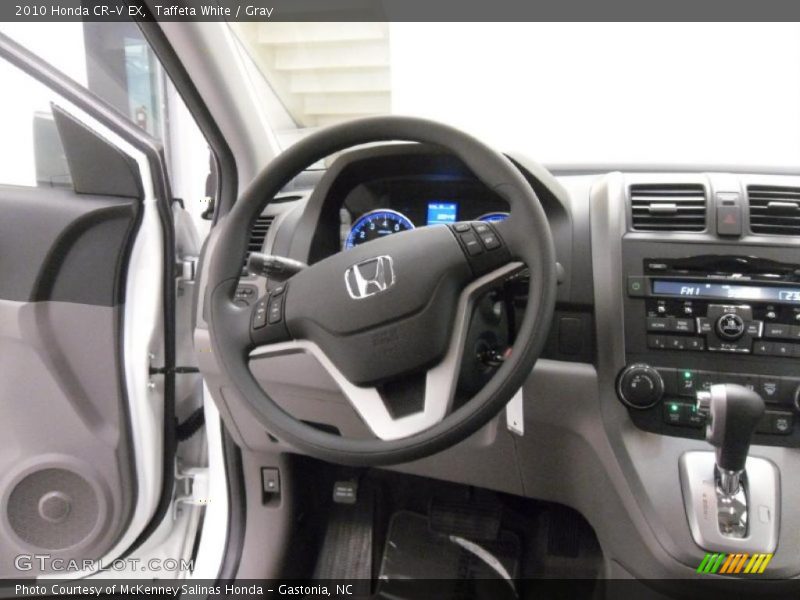 Taffeta White / Gray 2010 Honda CR-V EX