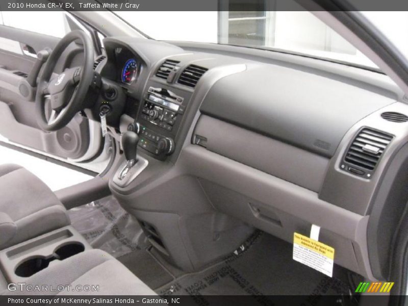 Taffeta White / Gray 2010 Honda CR-V EX