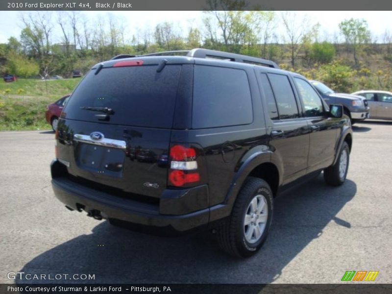 Black / Black 2010 Ford Explorer XLT 4x4