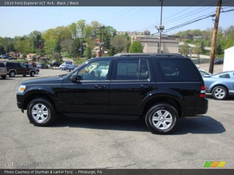 Black / Black 2010 Ford Explorer XLT 4x4