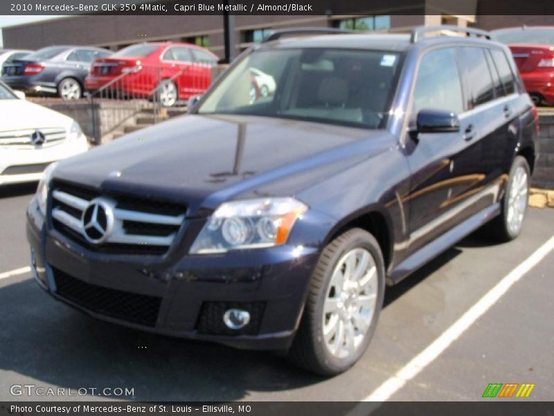 Capri Blue Metallic / Almond/Black 2010 Mercedes-Benz GLK 350 4Matic