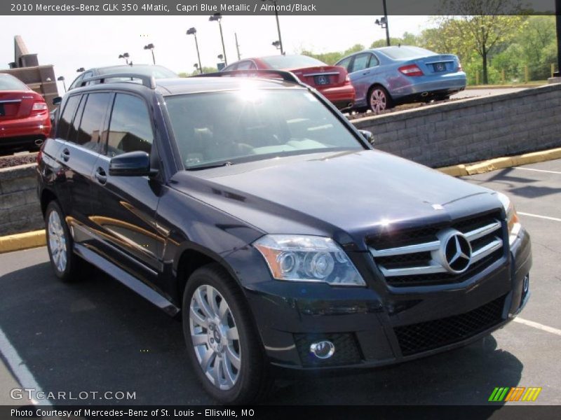 Capri Blue Metallic / Almond/Black 2010 Mercedes-Benz GLK 350 4Matic