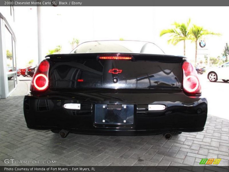 Black / Ebony 2000 Chevrolet Monte Carlo SS