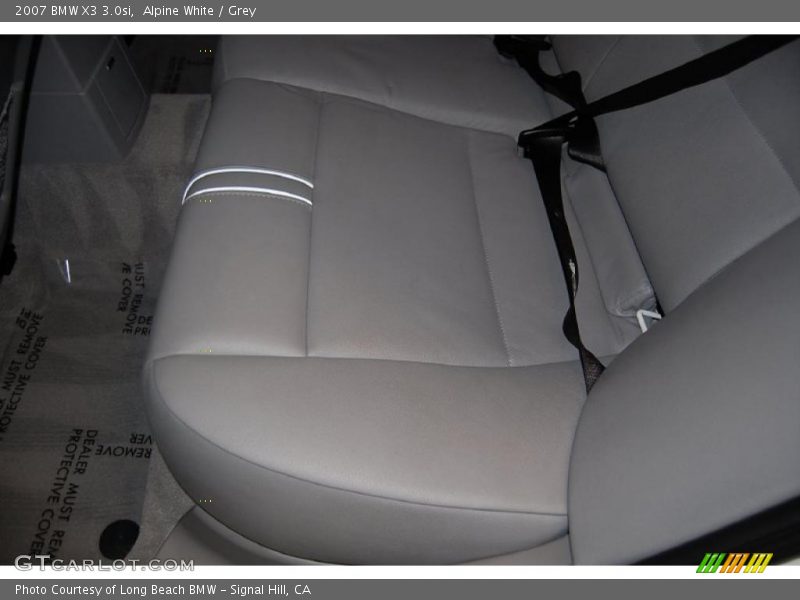 Alpine White / Grey 2007 BMW X3 3.0si