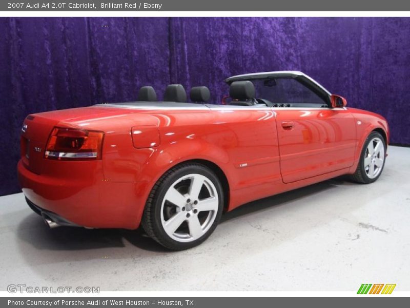 Brilliant Red / Ebony 2007 Audi A4 2.0T Cabriolet