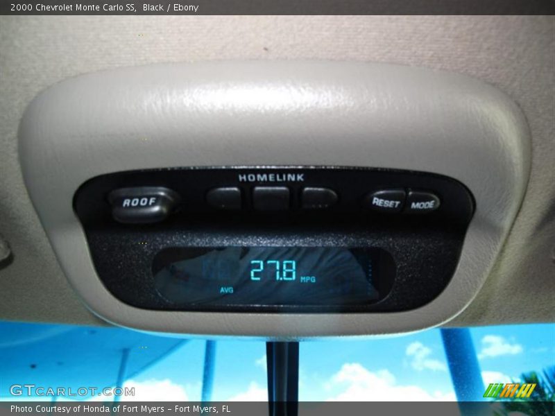 Black / Ebony 2000 Chevrolet Monte Carlo SS