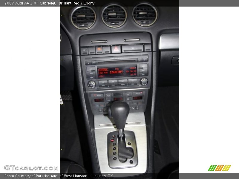Brilliant Red / Ebony 2007 Audi A4 2.0T Cabriolet