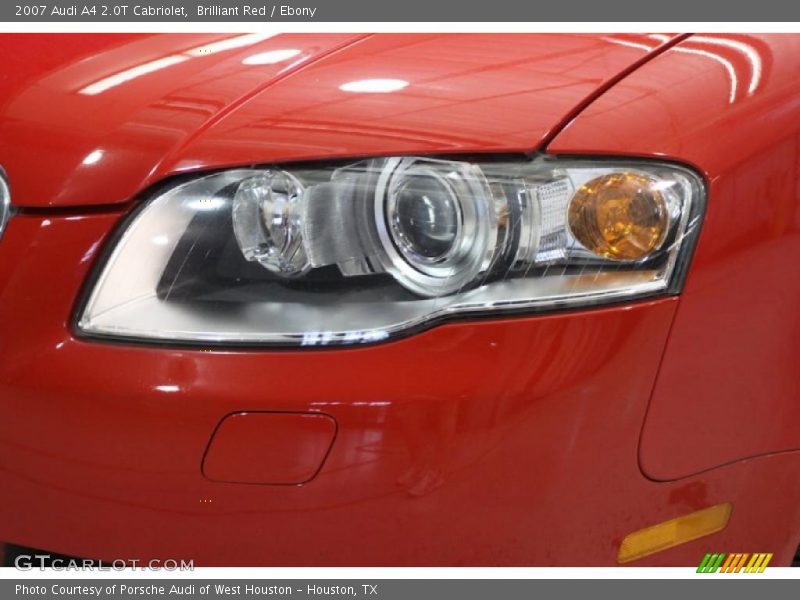 Brilliant Red / Ebony 2007 Audi A4 2.0T Cabriolet