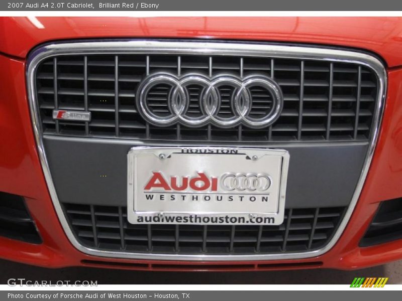 Brilliant Red / Ebony 2007 Audi A4 2.0T Cabriolet