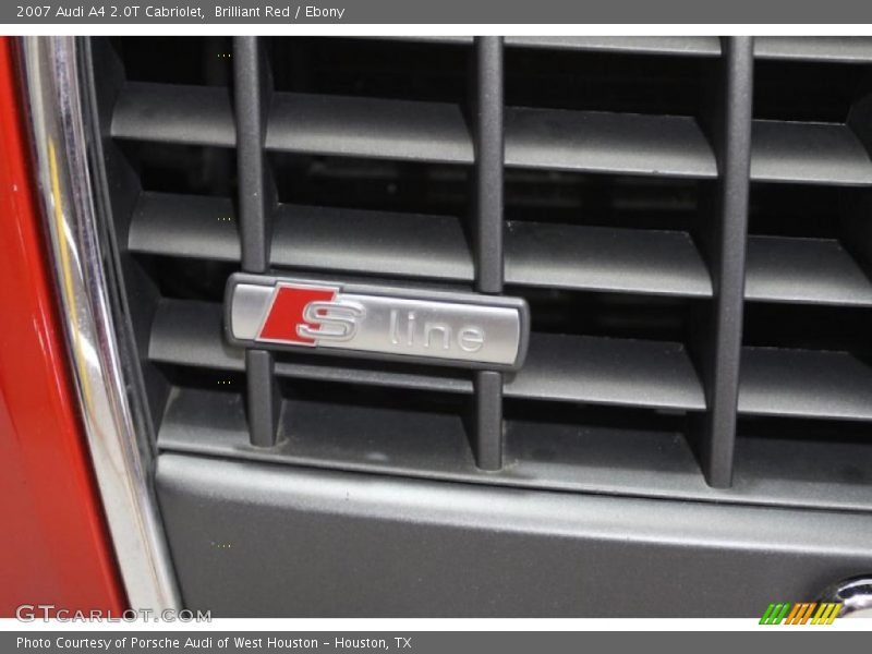Brilliant Red / Ebony 2007 Audi A4 2.0T Cabriolet