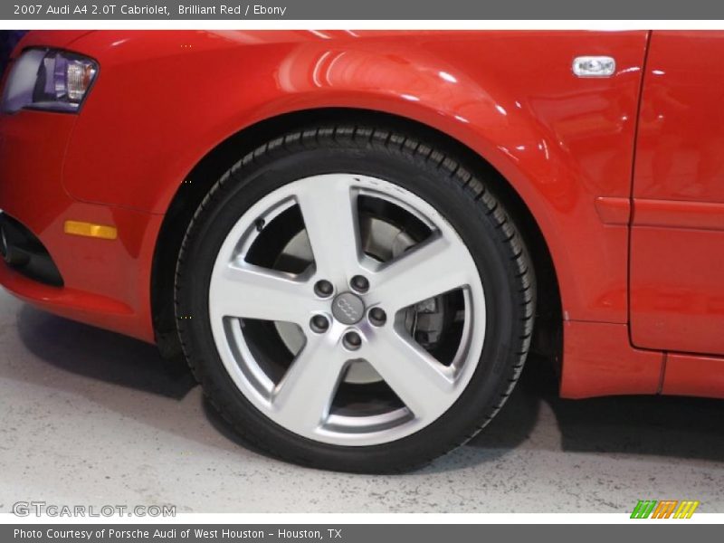 Brilliant Red / Ebony 2007 Audi A4 2.0T Cabriolet