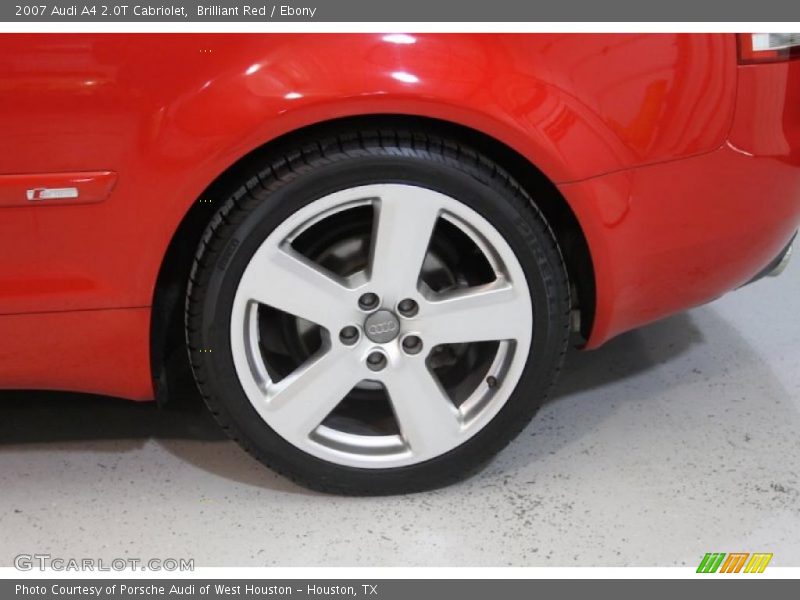 Brilliant Red / Ebony 2007 Audi A4 2.0T Cabriolet