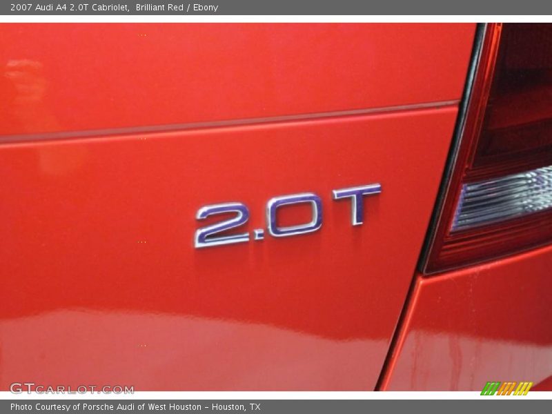 Brilliant Red / Ebony 2007 Audi A4 2.0T Cabriolet