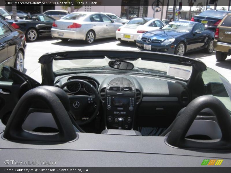 Black / Black 2008 Mercedes-Benz SLK 280 Roadster