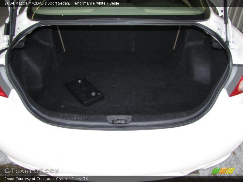 Performance White / Beige 2004 Mazda MAZDA6 s Sport Sedan