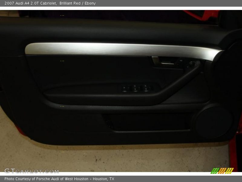 Brilliant Red / Ebony 2007 Audi A4 2.0T Cabriolet