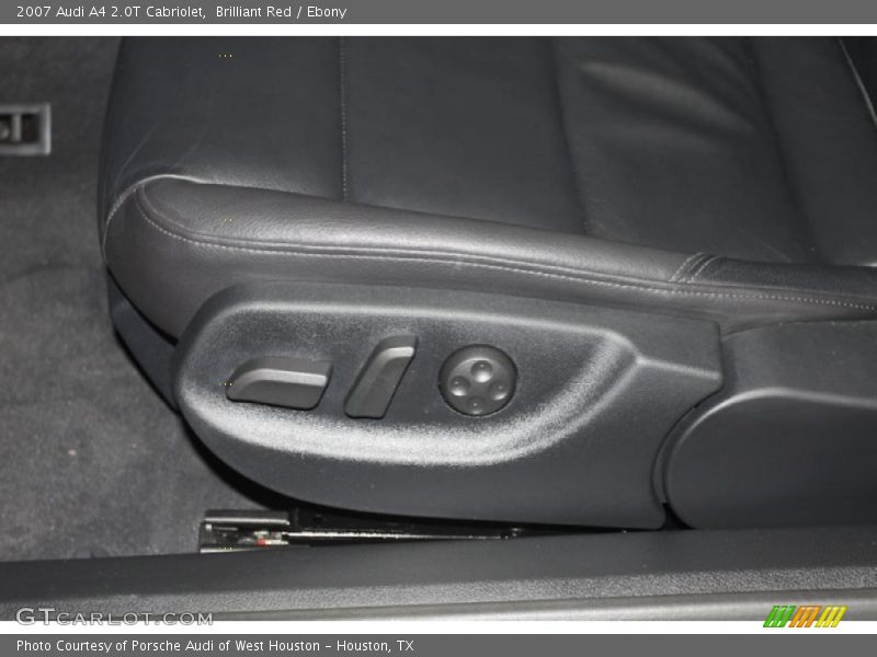 Brilliant Red / Ebony 2007 Audi A4 2.0T Cabriolet