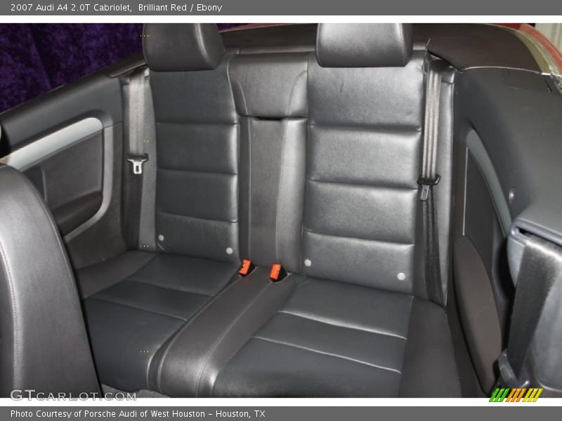 Brilliant Red / Ebony 2007 Audi A4 2.0T Cabriolet