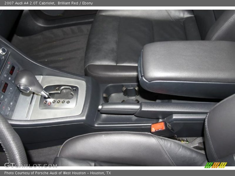 Brilliant Red / Ebony 2007 Audi A4 2.0T Cabriolet