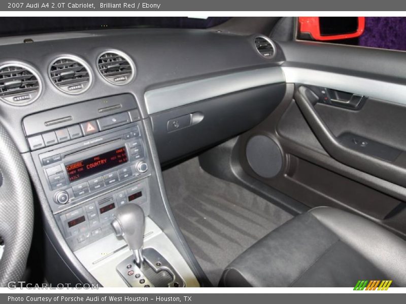 Brilliant Red / Ebony 2007 Audi A4 2.0T Cabriolet