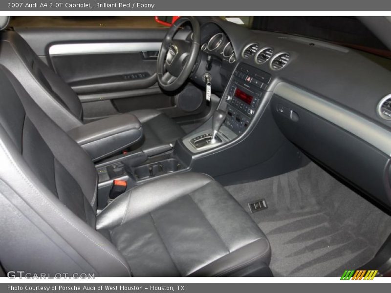 Brilliant Red / Ebony 2007 Audi A4 2.0T Cabriolet