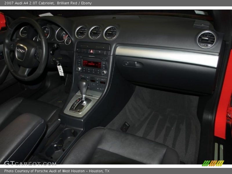 Brilliant Red / Ebony 2007 Audi A4 2.0T Cabriolet